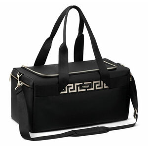 Versace Black Travel Duffle Gym with Red Interior